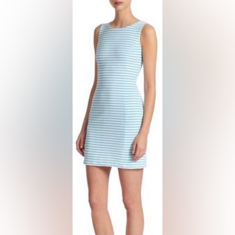 LIlly Pulitzer Shorely Ottoman Stripe Cut‎ Out Dress - Picture 7 of 16
